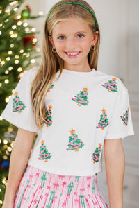 Girls: Favorite Season Fun Sequin Christmas Tree Top