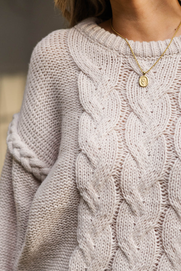 All Of The Best Taupe Sweater