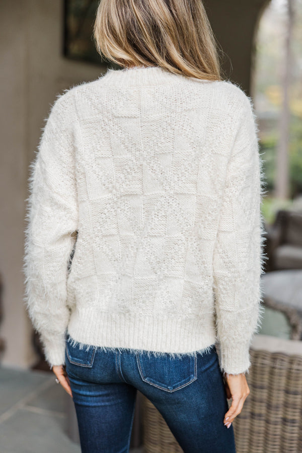 All In Good Time Cream Sweater