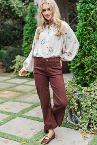 Dreamy Details Cream Embroidered Blouse