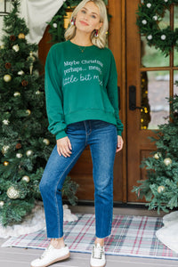 Christmas Means More Emerald Sweatshirt