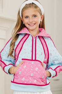 Girls: Athleisure Fuchsia Ditsy Floral Gift Set