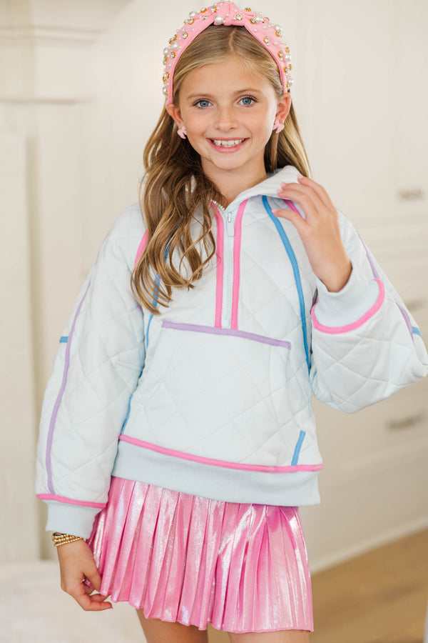 Girls: The Sadie Pink Shimmer Skort