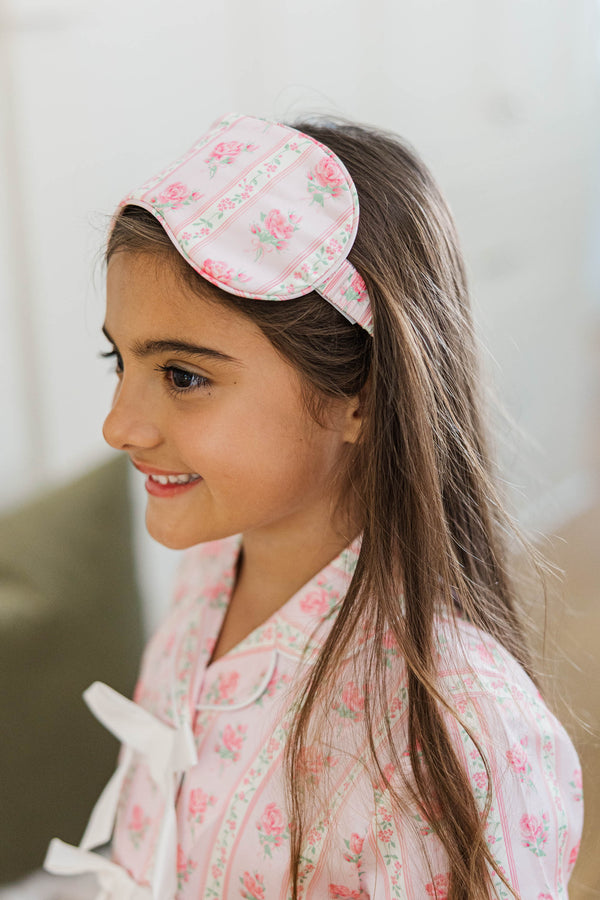 Girls: Cozy Nights Pink Ditsy Floral Sleep Mask