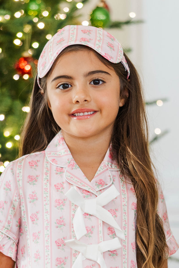 Girls: Cozy Nights Pink Ditsy Floral Sleep Mask