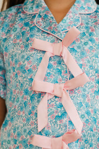 Girls: Sleepover Aqua Ditsy Floral Gift Set