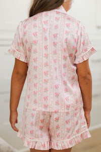 Girls: Sweet Dreams Pink Ditsy Floral Lounge Set