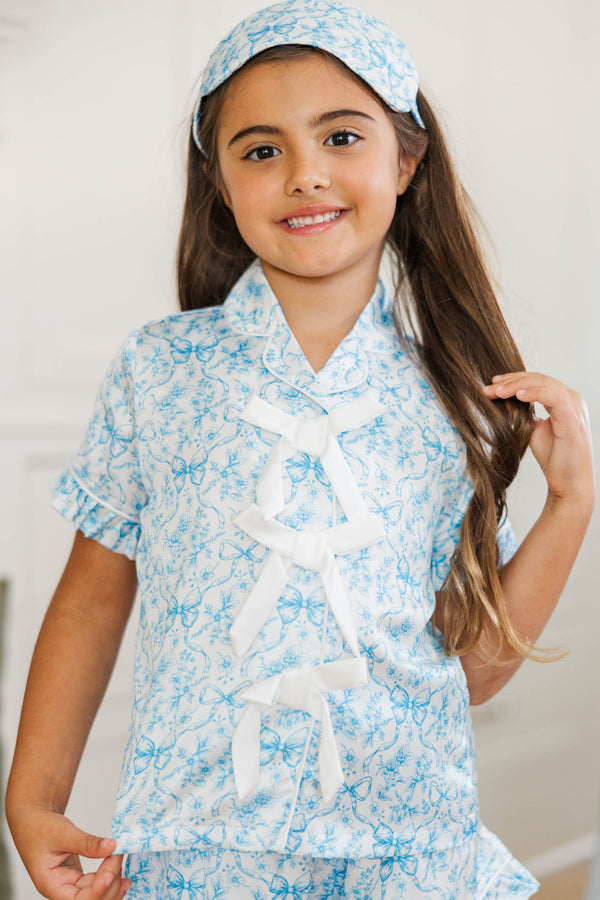 Girls: Sleepover Light Blue Toile Gift Set