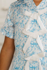 Girls: Sleepover Light Blue Toile Gift Set