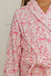 Girls: The Self Care Pink Toile Robe