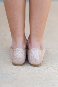 Girls: Glitz & Glam Gold Glitter Flat