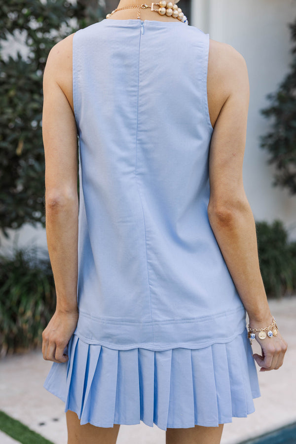 Everyday With A Twist Blue Dress