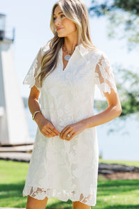 Made For Everyday Moments White Lace Dress