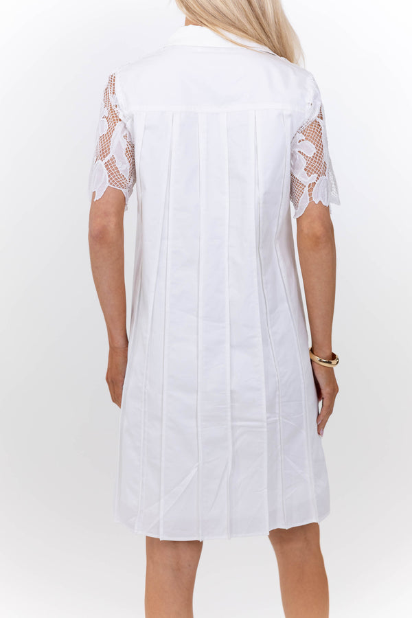 white lace dress with short sleeves Made For Everyday Moments White Lace Dress – Shop the Mint
