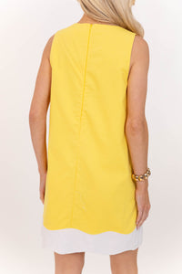Wear This All Season Yellow Shift Dress