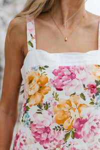 Fate: Feels Like A Fresh Start Cream Floral Dress