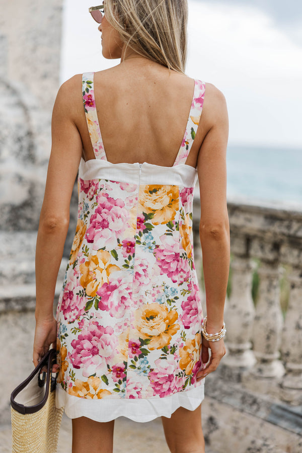 Fate: Feels Like A Fresh Start Cream Floral Dress