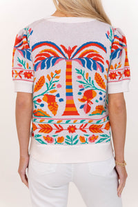 Fate: Just Feels Sweet Cream Floral Sweater