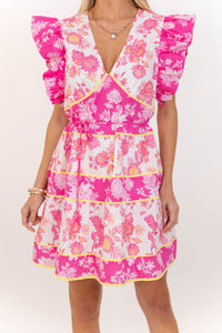 Effortlessly Pretty Pink Floral Dress