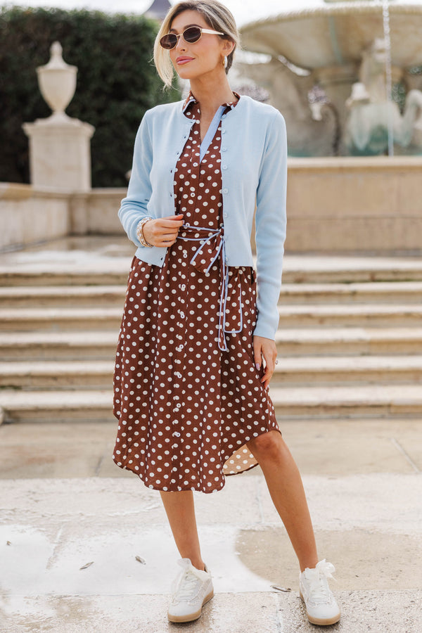The Magnolia Mood Light Blue Cardigan – Shop the Mint