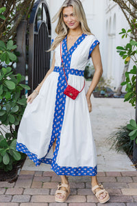 Made To Love White Midi Dress