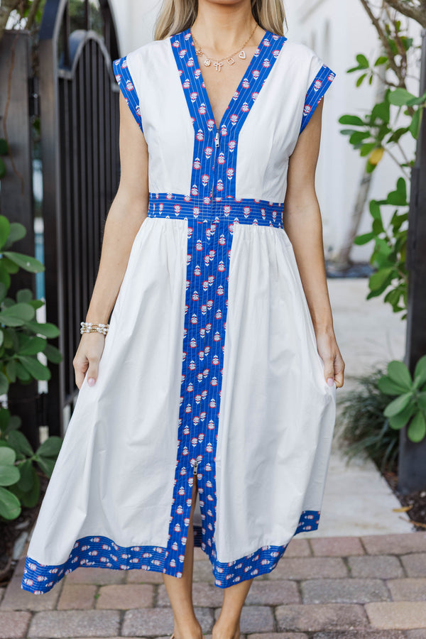 Made To Love White Midi Dress