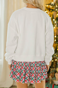 Falala White Sweatshirt