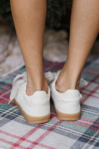 Feeling Fancy Ivory Sneakers