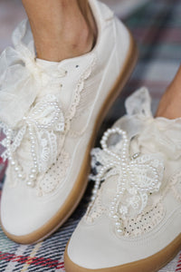 Feeling Fancy Ivory Sneakers