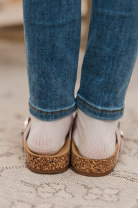Girls: Rosy Days Taupe Clogs