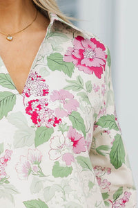 Sweet Simplicity Pink Floral Mini Dress