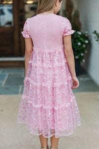 Girls: The Cora Pink Sequin Maxi Dress