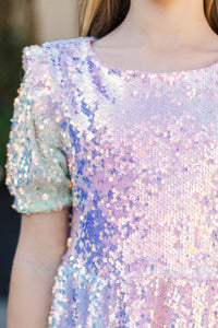 Girls: PREORDER: The Eloise Rainbow Sequin Dress