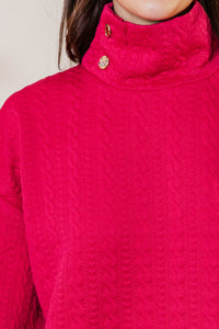 What You've Been Looking For Fuchsia Quilted Dress