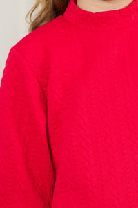 Girls: What You've Been Looking For Fuchsia Quilted Dress