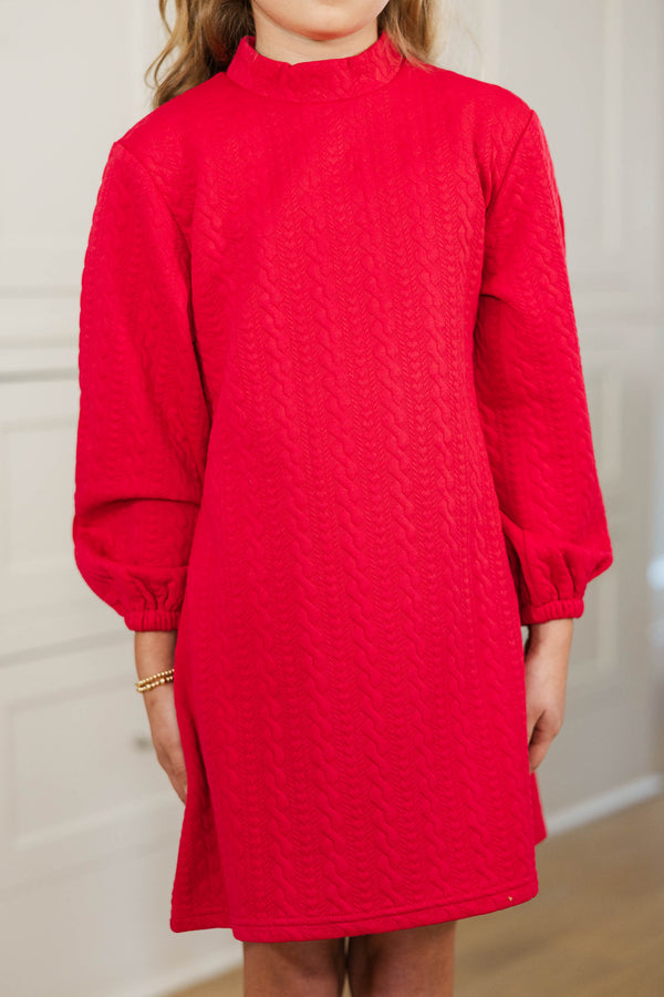 Girls: What You've Been Looking For Fuchsia Quilted Dress