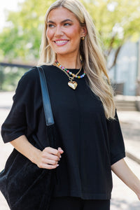 On The Daily Black Sweater