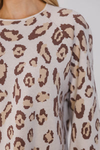 On The Way Brown Leopard Sweater