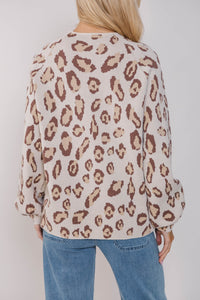 On The Way Brown Leopard Sweater
