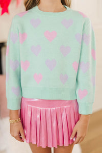 Girls: I'll Be There Mint Sweater