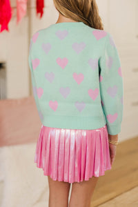 Girls: I'll Be There Mint Sweater