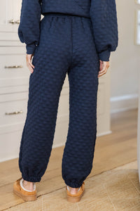 Set You Free Navy Quilted Pants