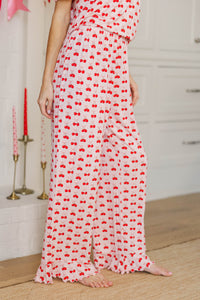 Too Sweet Blush Pink Cherries Pajama Set