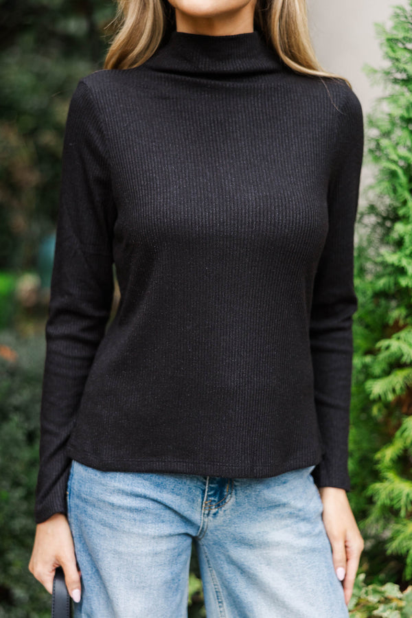 Simple Moments Black Sweater