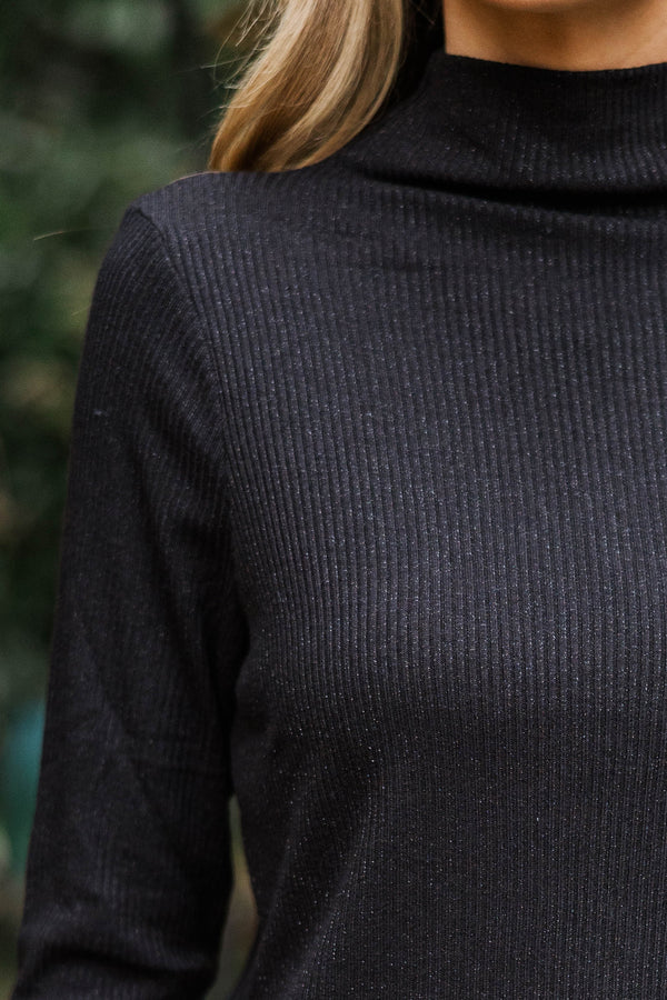 Simple Moments Black Sweater
