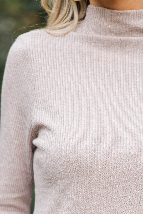 Simple Moments Mocha Brown Sweater