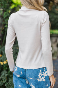 Simple Moments Cream White Sweater