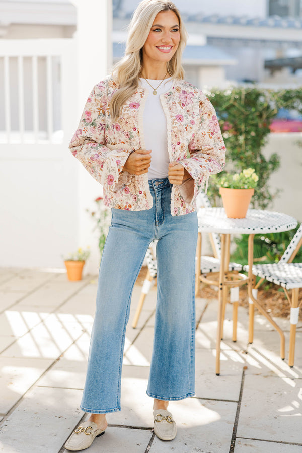 Weekend Wonder Pink Floral Jacket – Shop the Mint