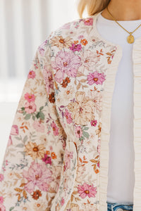 Weekend Wonder Pink Floral Jacket