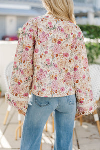 Weekend Wonder Pink Floral Jacket